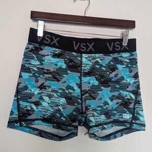 VSX Sport Blue Camo Boxer Active Shorts, M